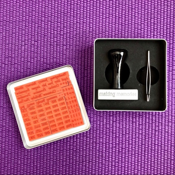 Making Memories Other - Making Memories Magnetic Date Stamp Set